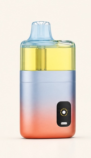 Illustrative ice blue / citrus device format